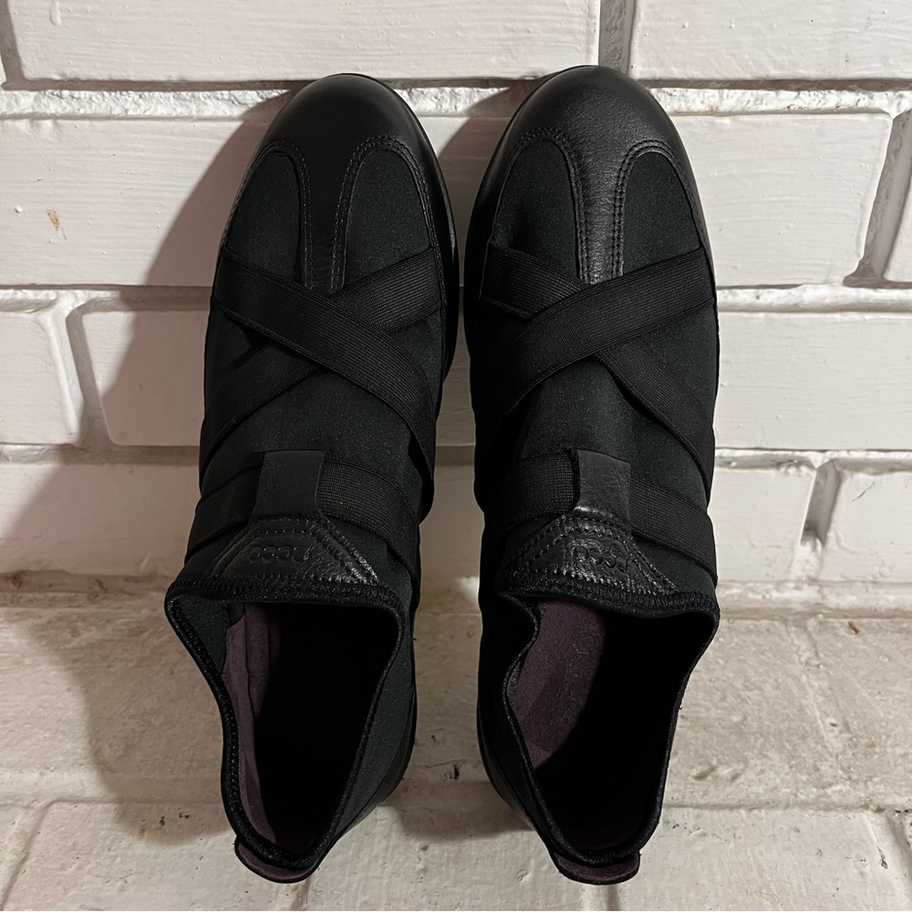Ecco Bluma Slip-On Flats Black Sz 40 (~9.5) - Picture 6 of 7